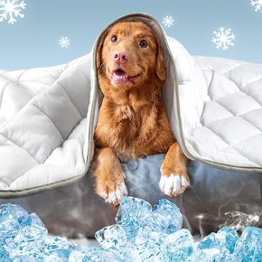 Leekalos Dog Cooling Mat,Pet Cooling Pads for Dogs Blanket,Summer Cooling Bed for Cats Blanket,Portable Pet Cooling Cushion for Home & Outdoor,Keep Cooling for Pets