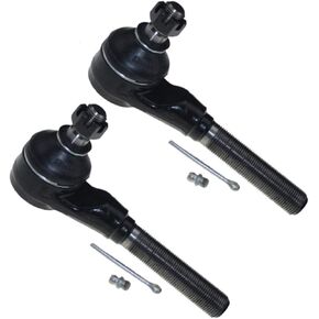 SCITOO 2-PC SET Front Suspension Tie Rod Kit - Fit For Jeep TJ 4WD For Jeep Wrangler 4WD For Jeep For Cherokee For Jeep Comanche For Jeep Grand Cherokee Outer Tie Rod End