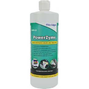 Nu-Calgon 4298-22 (32 oz. Bottle) PowerZyme Liquid Enzymatic Drain Line Treatment