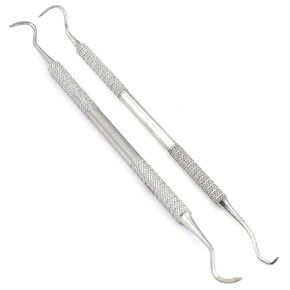 Dental Scaler Anterior Posterior New Periodontics Instrument 2 Pcs Set Sickle H6/h7, Jaquette U15/30