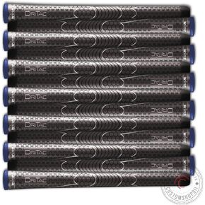 Set of 9 BRAND NEW Winn DriTac Midsize AVS Gray Golf Grip - Dri-Tac!