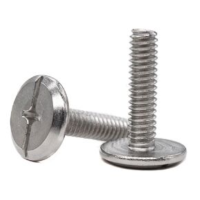 cSeao 25-Pack 1/4"-20 x 1 Inch Hurricane Bolts, Sidewalk Screws Bolts, 304 Stainless Steel