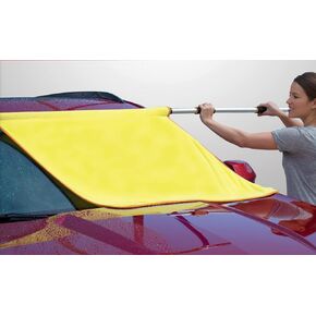 ShamWow ShamPow XL Quick Car Dry Chamois Shammy Microfiber Cloth Towel – Dry Your Entire Car in Less Than 60 Seconds – No Water Spots – Doesn’t Scratch & Helps Prevents Rust Spots - Super Absorbent