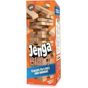 Jenga Giant Family Hardwood Stacking Game (01506-19-noAcc)