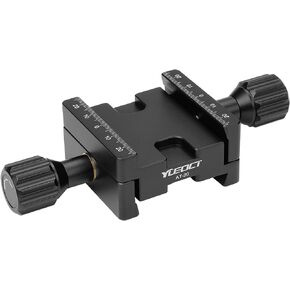 YUEOCT Female to Female Adapter Vixen to Vixen Dual Dovetail Saddle Clamp Mount Base for Vixen Style Plate Handle Rail Bar OTA Bracket Telescope Scope Astronomical Astronomy - Support Drop-in Mounting