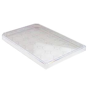 Caplugs Evergreen 290-8125-01L Microplate Lids. Polystyrene, Natural, Box pack