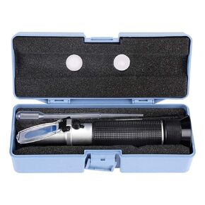 Alcohol Test Refractometer,Alcohol Refractometer 0-200 Proof,Alcohol Refractometer 0-200 Proof for Testing Distilled Beverage Rice Spirit Volume Percent Measurement,0-80% Professional Handheld Tester