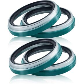 XIKE 47697 Rear Wheel Seal,Replacement Fit for Freightliner Kenworth Peterbilt Navistar Volvo,Pack of 4PCS