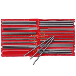 SHUATI Measuring Tool 48 Pieces 16 Different Sizes Portable 0.5mm to 6mm Pitch Thread Wire Measuring Set U.S. and Metric Measures All 60° Threads