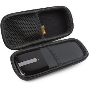 BOVKE Protective Carrying Case Replacement for Microsoft Arc Touch Wireless Mouse Hard EVA Shockproof Travel Storage Pouch Cover Bag, Black