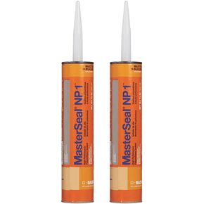 MasterSeal NP1 10.1 Oz. Polyurethane Sealant, Grey (Pack of 2)