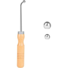 Milisten Trumpet Repair Tools Piston Valve Dent Remover Knock Ball Head Sax Instrument Maintenance Tools for Brass Wind Instrument