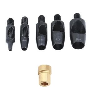 2mm, 4mm, 6mm, 8mm, 10mm Leather, Fabric Hole Punch Dies for Hand Press Machine
