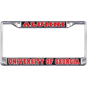 Craftique Georgia Bulldogs Plate Frame (Domed GA Alumni Metal PLT FRAM_04357)