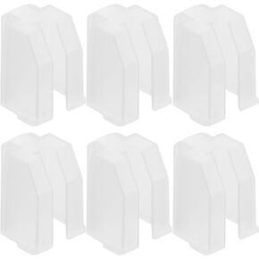 SAFIGLE Record Player Needle Cover 6pcs Record Needle Protective Cover Replacement Turntable Stylus Protective Cover Stylus Pen Plastic Protection Cap