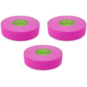 Renfrew Pro Cloth Hockey Stick, Blade Tape - 24MM x 25M (Pink - 3 Roll Pack)
