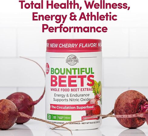 Mission Nutrition Country Farms Super Greens Powder, Super Reds Powder, Bountiful Beets Powder – Energizing Superfood Drink Mix Variety Box – Vegan, Non GMO in Saudi Arabia