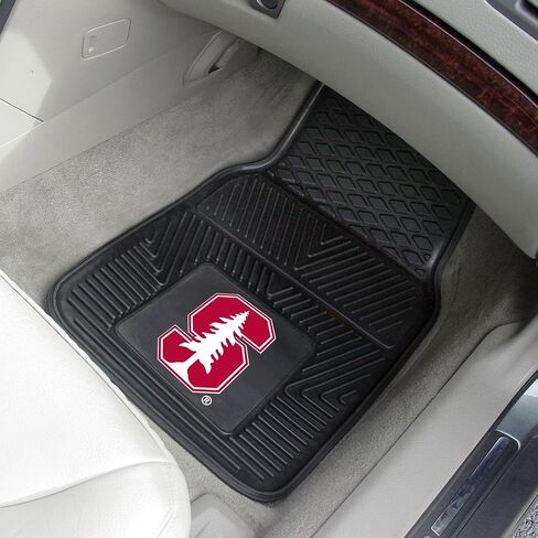 FANMATS 12655 Stanford Cardinal Heavy Duty Vinyl Cargo Mat 31"x31", All Weather Trunk Mat, Trunk Protection in Saudi Arabia