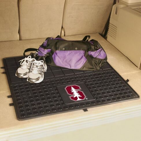 FANMATS 12655 Stanford Cardinal Heavy Duty Vinyl Cargo Mat 31"x31", All Weather Trunk Mat, Trunk Protection in Saudi Arabia