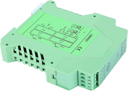 Kadimendium DC Isolator 4~20mA Module Current Isolator Transmitter PLC Detect Conditioner(1 in 2 Out 0-10V) in Saudi Arabia