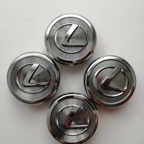 ABCBR 4PCS New Genuine Replacement for Car Wheel Center Hub Caps 2.48 inch(63mm) Auto Wheel Hub Logo Caps Center Cover-Silver, ABCBRM-3457000 in Saudi Arabia