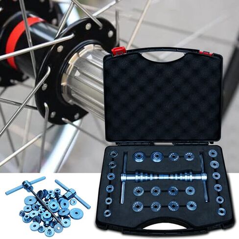 Bicycle Bearing Press Set, Turning Point for Wheels Hub Universal Cycle Bearing Press Set Soft Wheels/Hub Bearing Turning Stitch Bearing Hub Assembly Tool for Bicycle Repair in Saudi Arabia