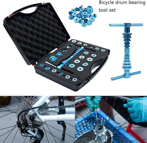 Bicycle Bearing Press Set, Turning Point for Wheels Hub Universal Cycle Bearing Press Set Soft Wheels/Hub Bearing Turning Stitch Bearing Hub Assembly Tool for Bicycle Repair in Saudi Arabia