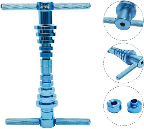 Bicycle Bearing Press Set, Turning Point for Wheels Hub Universal Cycle Bearing Press Set Soft Wheels/Hub Bearing Turning Stitch Bearing Hub Assembly Tool for Bicycle Repair in Saudi Arabia