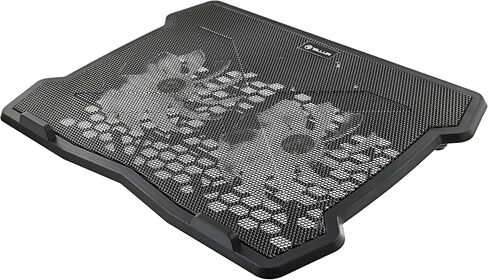 قاعدة تبريد الكمبيوتر المحمول TELLUR، دعم نظام التبريد لأجهزة الكمبيوتر المحمول، ماك بوك، 2 منافذ USB، مروحة الكمبيوتر المحمول، ارتفاع قابل للتعديل (15.6 بوصة) in Kuwait