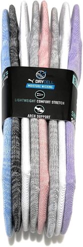 Puma Ladies Sneaker Liner Socks, 8-pair (Multi Color) in Saudi Arabia