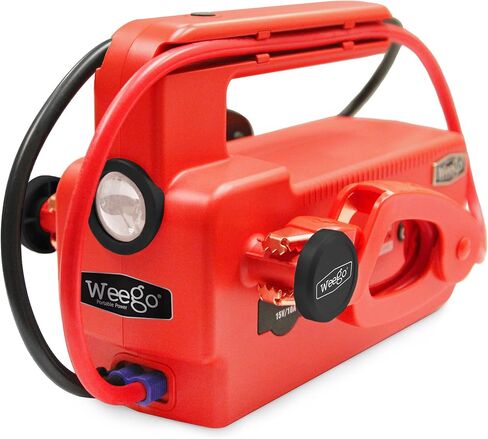 Weego 44S, 2100 Peak Amp / 440 Cranking Amp Jump Pack for 7-Liter Gas and 3.5-Liter Diesel Engines, 12-Volt Portable Car Jump Starter, Patented Jumper Cables with Battery Pack, Orange (N44S) in Saudi Arabia
