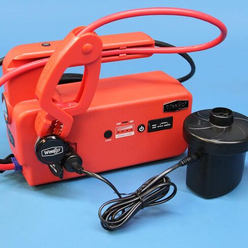 Weego 44S, 2100 Peak Amp / 440 Cranking Amp Jump Pack for 7-Liter Gas and 3.5-Liter Diesel Engines, 12-Volt Portable Car Jump Starter, Patented Jumper Cables with Battery Pack, Orange (N44S) in Saudi Arabia