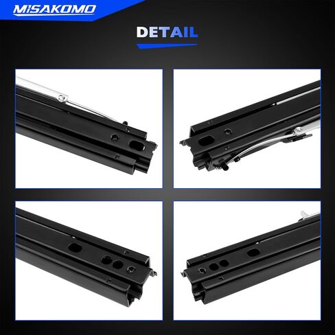 Universal Seat Slider, Dual Locking Rails Brackets Kit Compatible with Most Aftermarket Car Seat, Racing seat in Saudi Arabia