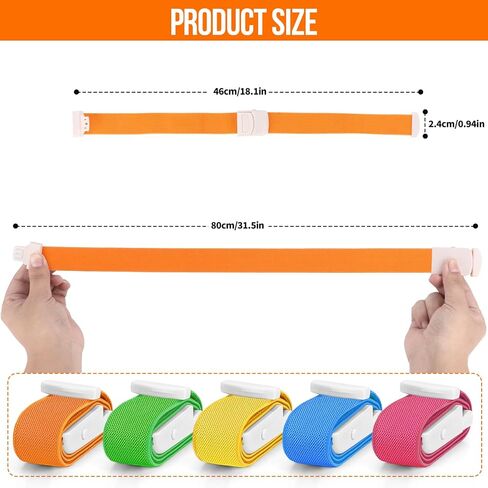 Atealus 5 Pack Adjustable Tourniquet - Elastic Quick Release Buckle Band Emergency Tourniquets for Home Outdoor Sport Camping Hiking(17.7 * 1 Inch) in Saudi Arabia