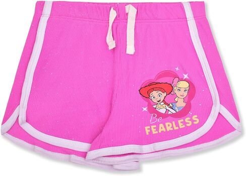 Disney Toy Story Bo Peep and Jessie Girls’ 2 Pack Shorts for Toddler and Little Kids – Pink/Multicolor in Saudi Arabia