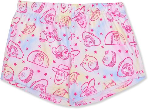 Disney Toy Story Bo Peep and Jessie Girls’ 2 Pack Shorts for Toddler and Little Kids – Pink/Multicolor in Saudi Arabia