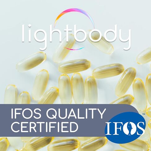 Lightbody™ Ultra Omega 3 Fish Oil High DHA 2,000mg Softgels - Super Concentrated - Wild Caught - Sustainable Burpless Vitamin (High DHA) (120 Count) in Saudi Arabia