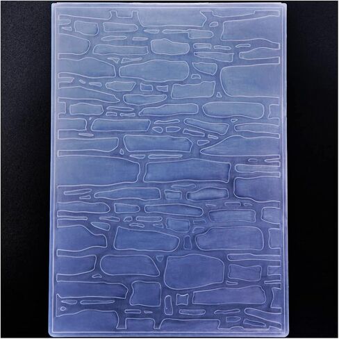 Kwan Crafts Brick Wall Plastic Embossing Folders for Card Making Scrapbooking and Other Paper Crafts 3040238 in Saudi Arabia