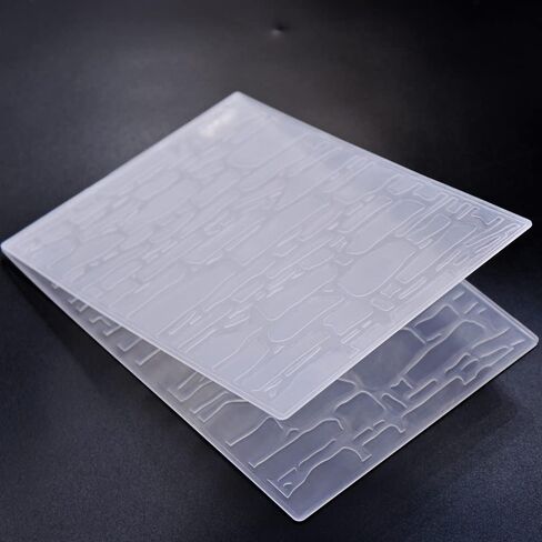 Kwan Crafts Brick Wall Plastic Embossing Folders for Card Making Scrapbooking and Other Paper Crafts 3040238 in Saudi Arabia