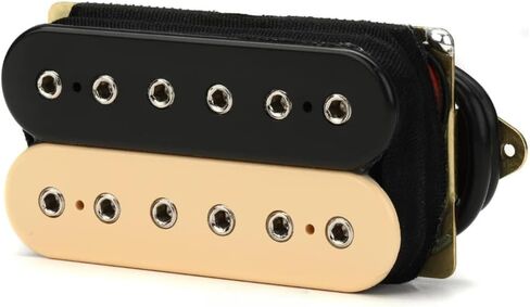 DiMarzio Super Distortion Humbucker Pickup DP100BC, Black/Cream Bundle with 12x Fender Guitar Picks and Liquid Audio Polishing Cloth in Saudi Arabia