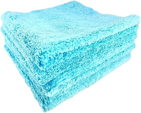 Ranvir Grewal car Towel 5 Pack Blue Colour- Machine Washable-microfabric in Saudi Arabia