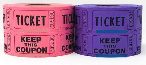 Raffle Tickets Purple & Pink 800 in Kuwait