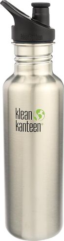 Klean Kanteen Classic Stainless Steel Singel Wall Non-Insulated Water Bottle with Sport Cap in Kuwait