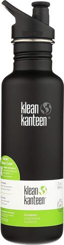Klean Kanteen Classic Stainless Steel Singel Wall Non-Insulated Water Bottle with Sport Cap in Saudi Arabia