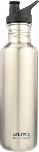 Klean Kanteen Classic Stainless Steel Singel Wall Non-Insulated Water Bottle with Sport Cap in Kuwait