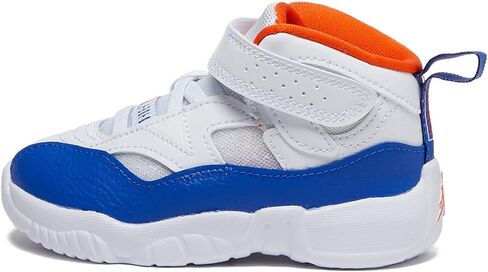 جوردن بيبي بوي's Jumpman Two Trey (الرضع/الأطفال الصغار) أبيض/هايبر رويال/برتقالي آمن/أبيض 4 طفل صغير M in Kuwait