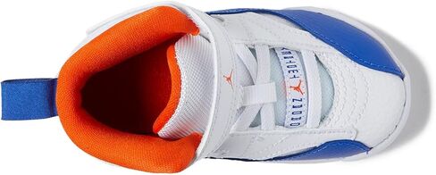 جوردن بيبي بوي's Jumpman Two Trey (الرضع/الأطفال الصغار) أبيض/هايبر رويال/برتقالي آمن/أبيض 4 طفل صغير M in Kuwait