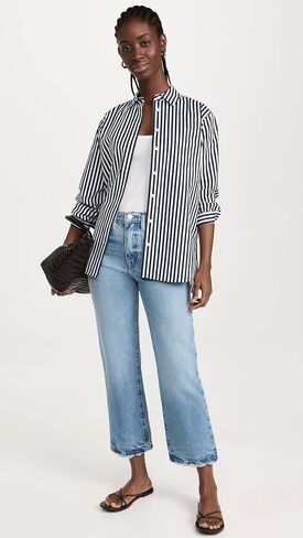 FRAME Women's Oversized Pocket Shirt in Saudi Arabia