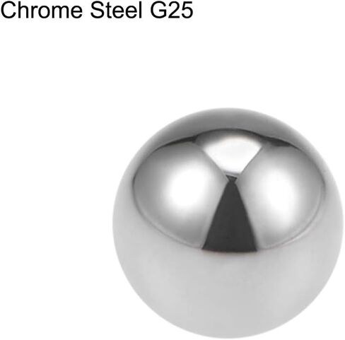 uxcell Precision Balls 1-1/8" Solid Chrome Steel G25 for Ball Bearing Keychain Wheel in Saudi Arabia