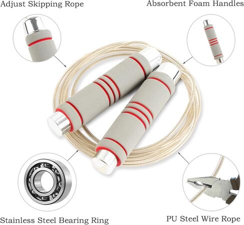 Jump Ropes for Fitness,Rope Skipping Kids,Jump Rope For Adults Lose Weighted,Best Cardio Workout & Endurance Training Gym in Saudi Arabia